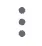 Icon with three stacked vertical dots.