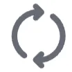 Icon of two circling arrows.