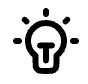 Light bulb icon.
